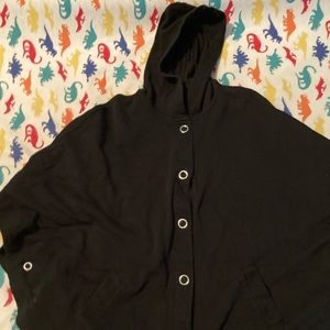Hooded poncho